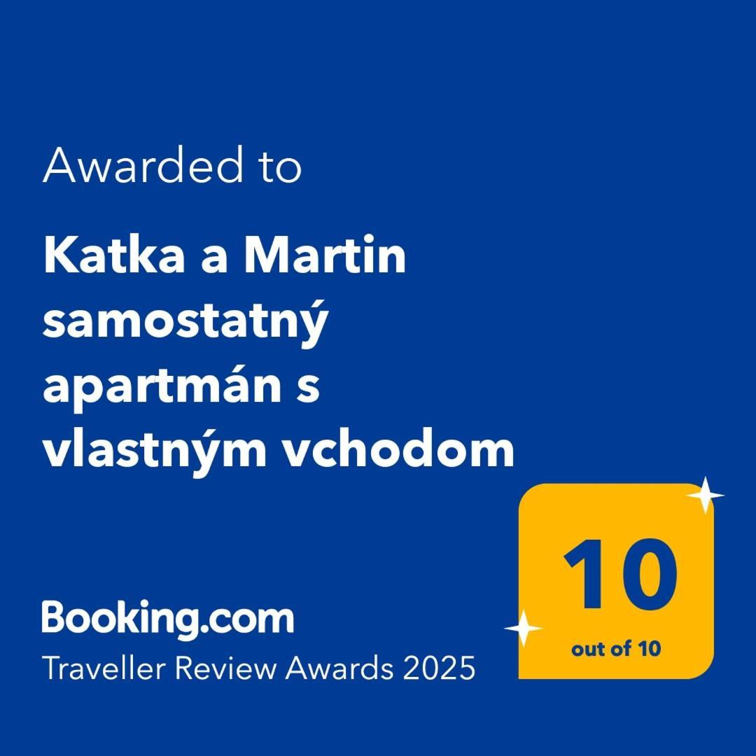 Katka a Martin samostatný apartmán s vlastným vchodom Liptovský Mikuláš Exterior foto